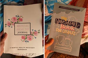 The Mental Health Recovery Workbook and the Question Book For Couples