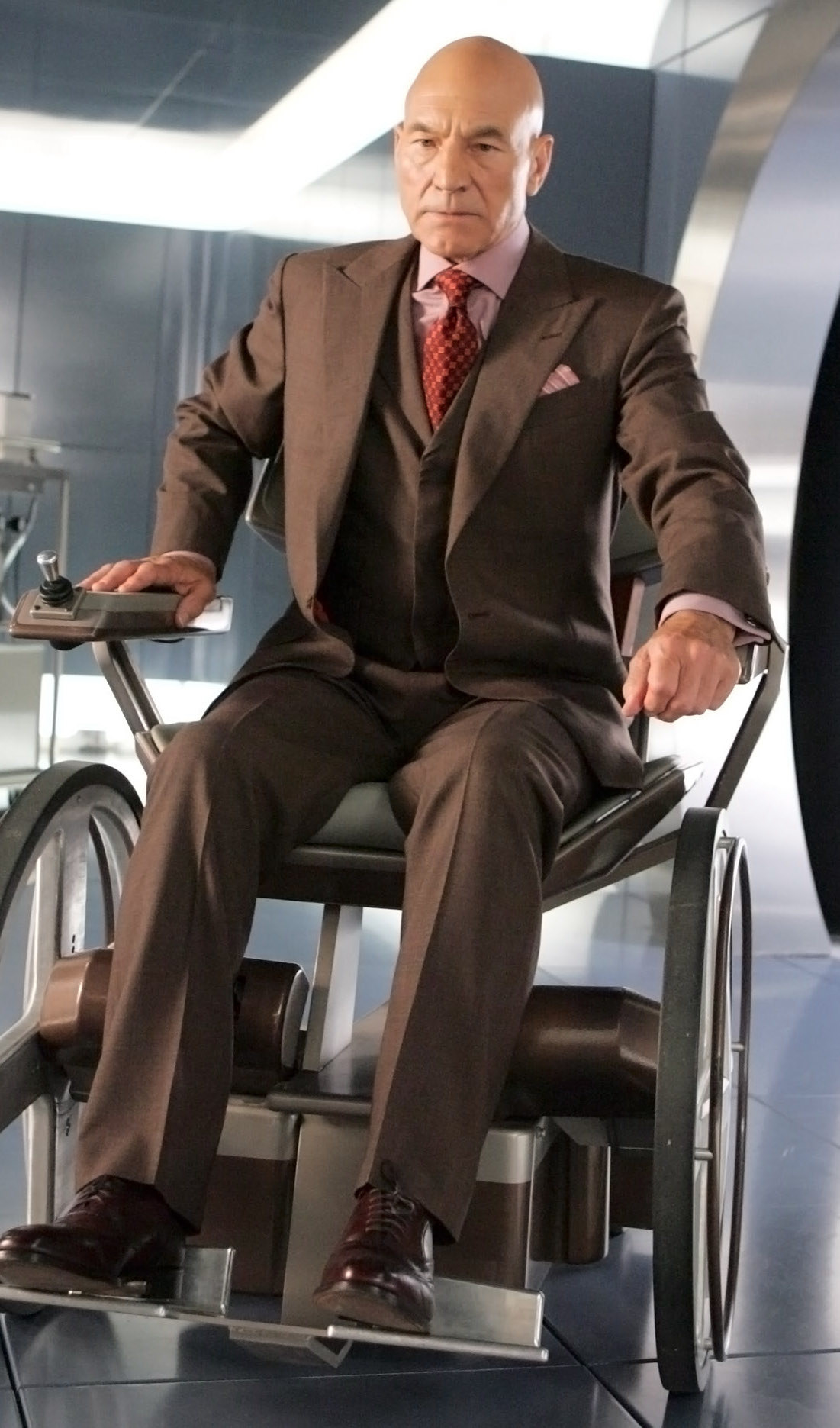 Stewart as Professor X
