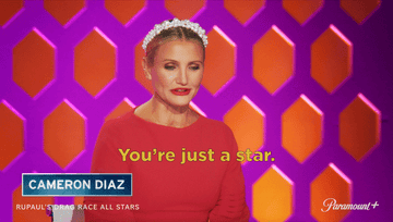 Cameron Diaz saying &quot;you&#x27;re just a star&quot;