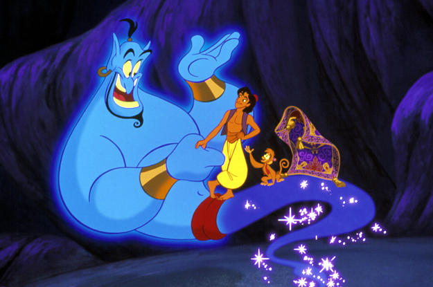 genie aladdin abu and magic carpet