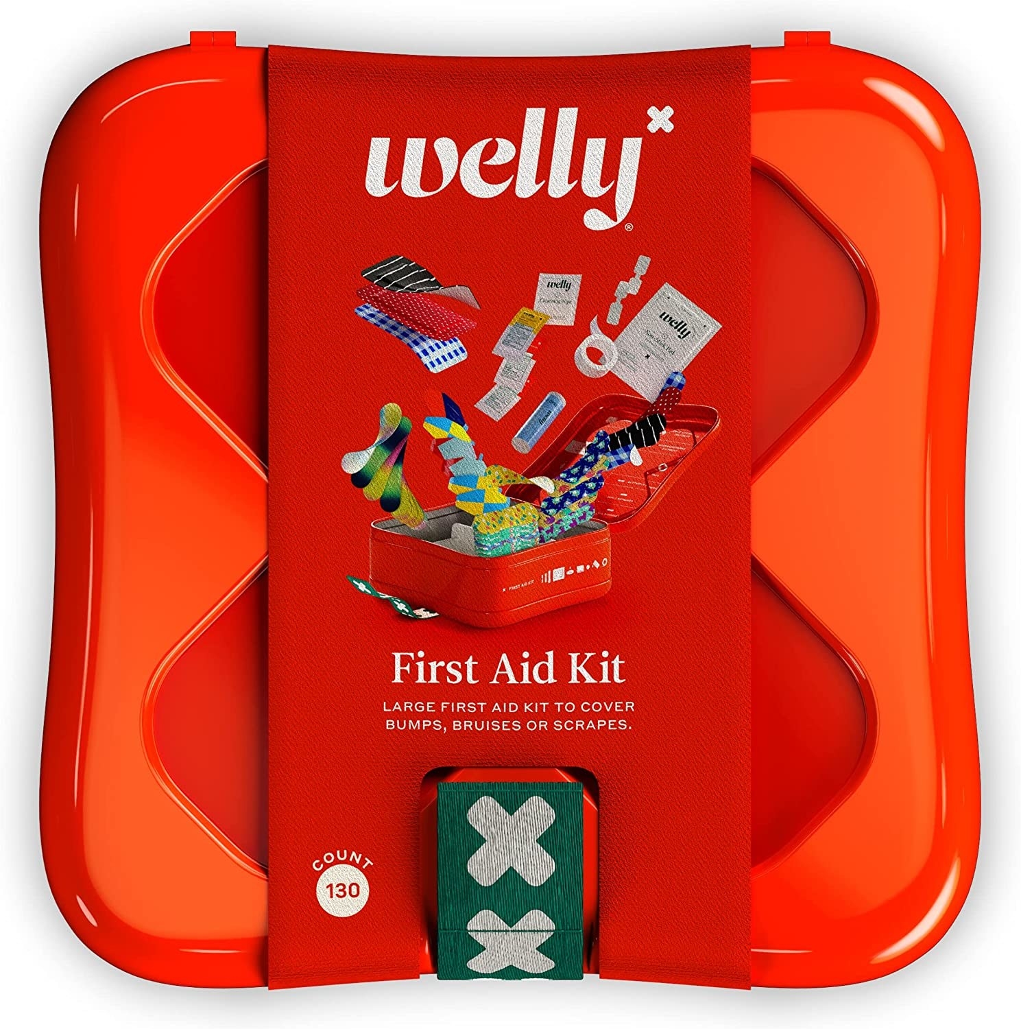 The red first aid kit
