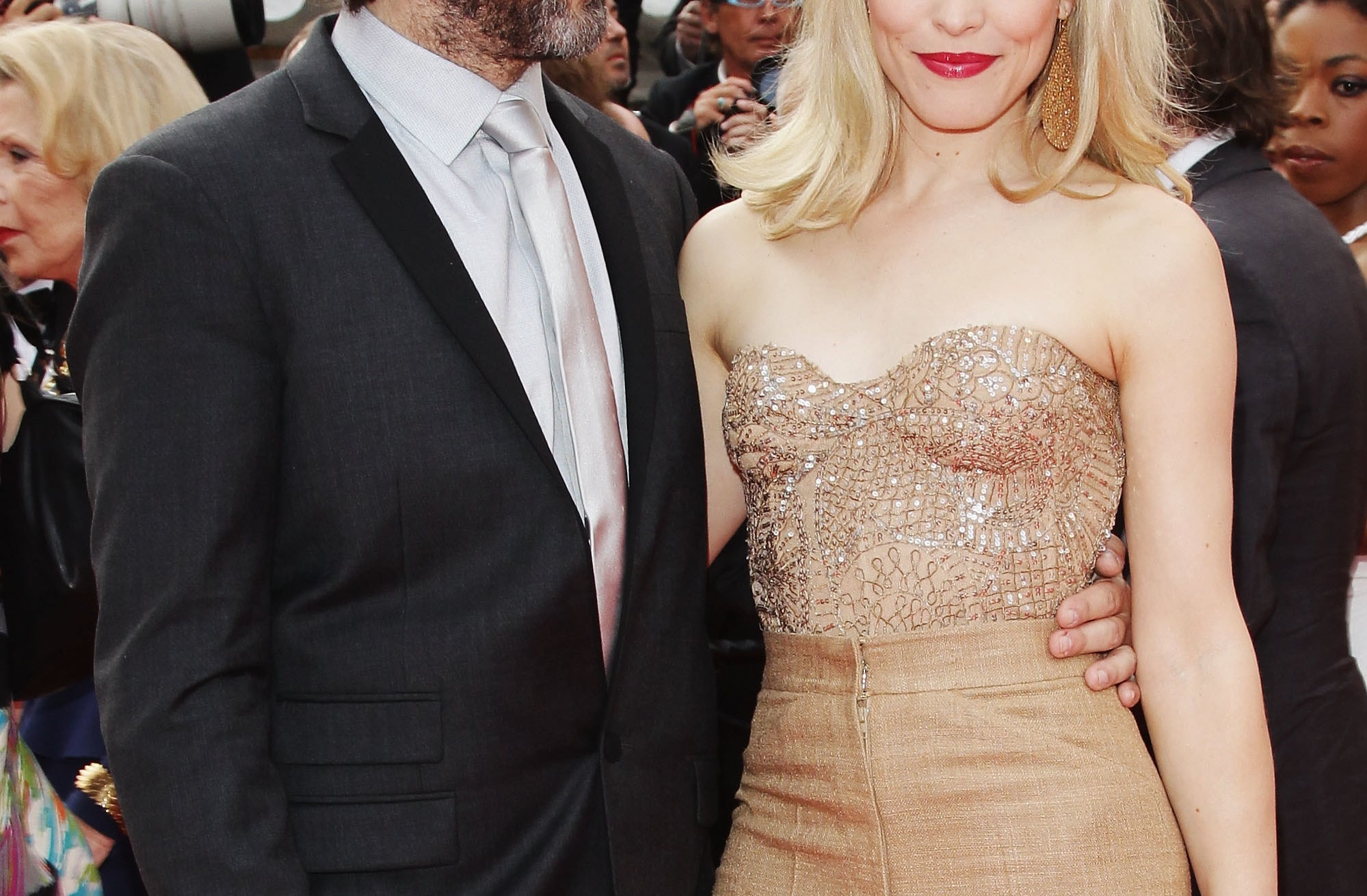 Rachel McAdams and Michael Sheen at the &quot;Sleeping Beauty&quot; premiere during the 64th Annual Cannes Film Festival