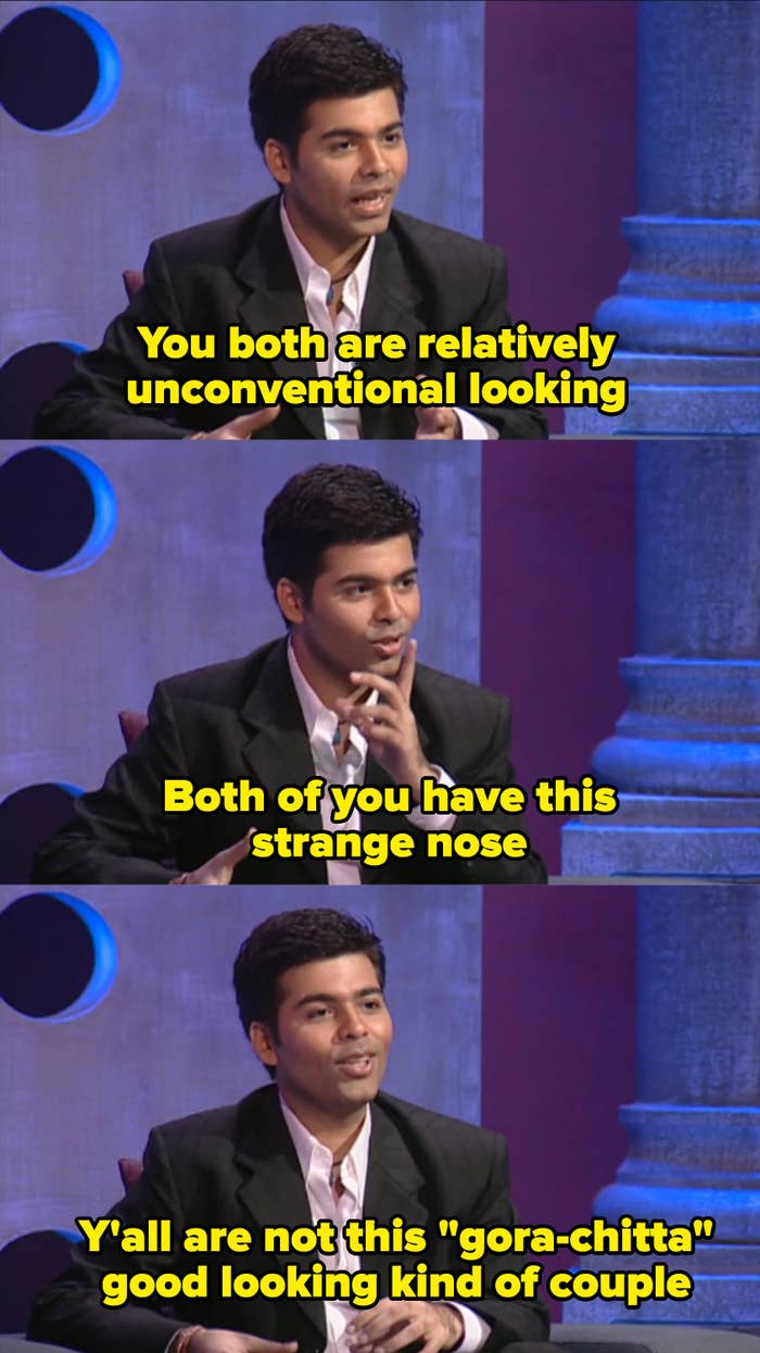 Preity Zinta Sex Kompoz - 15 Problematic Moments From Koffee With Karan