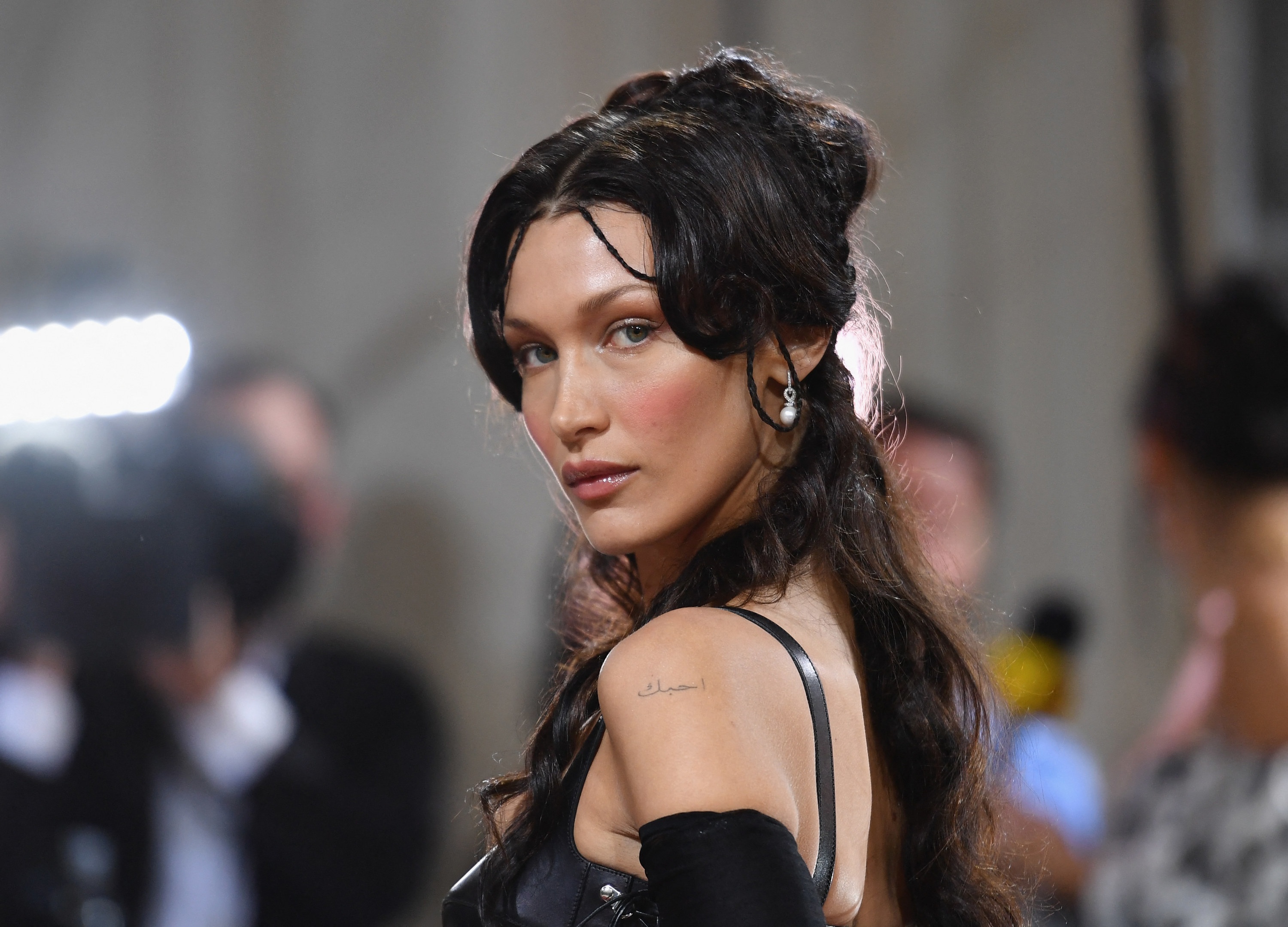 Bella Hadid Clarifies Comments About Corset And Why She 'Blacked Out' At  The Met Gala