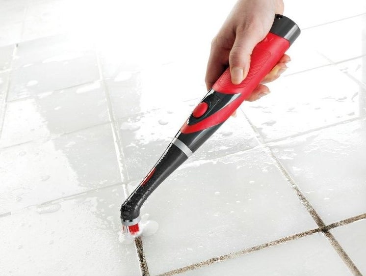 The grout scrubber