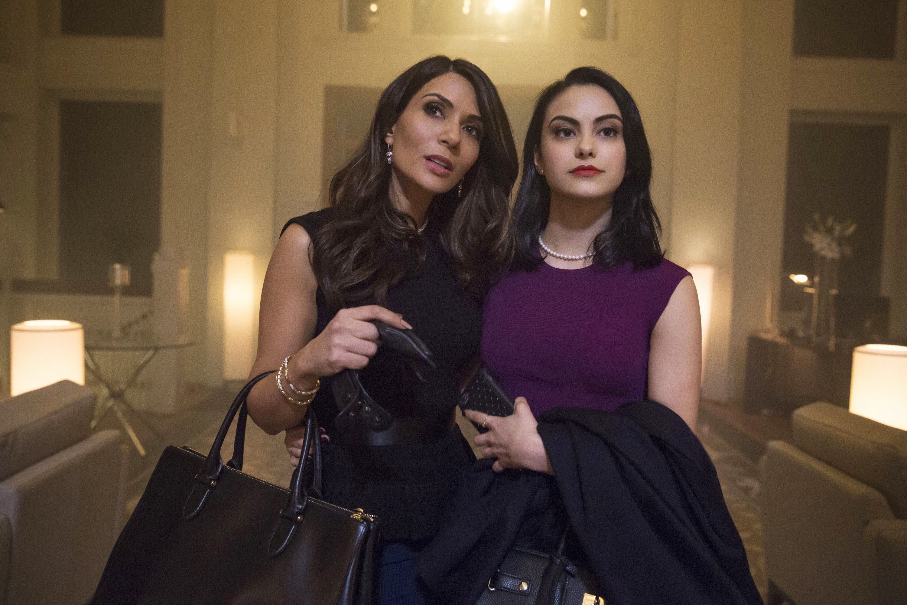 Veronica Lodge and her mom looking sneaky
