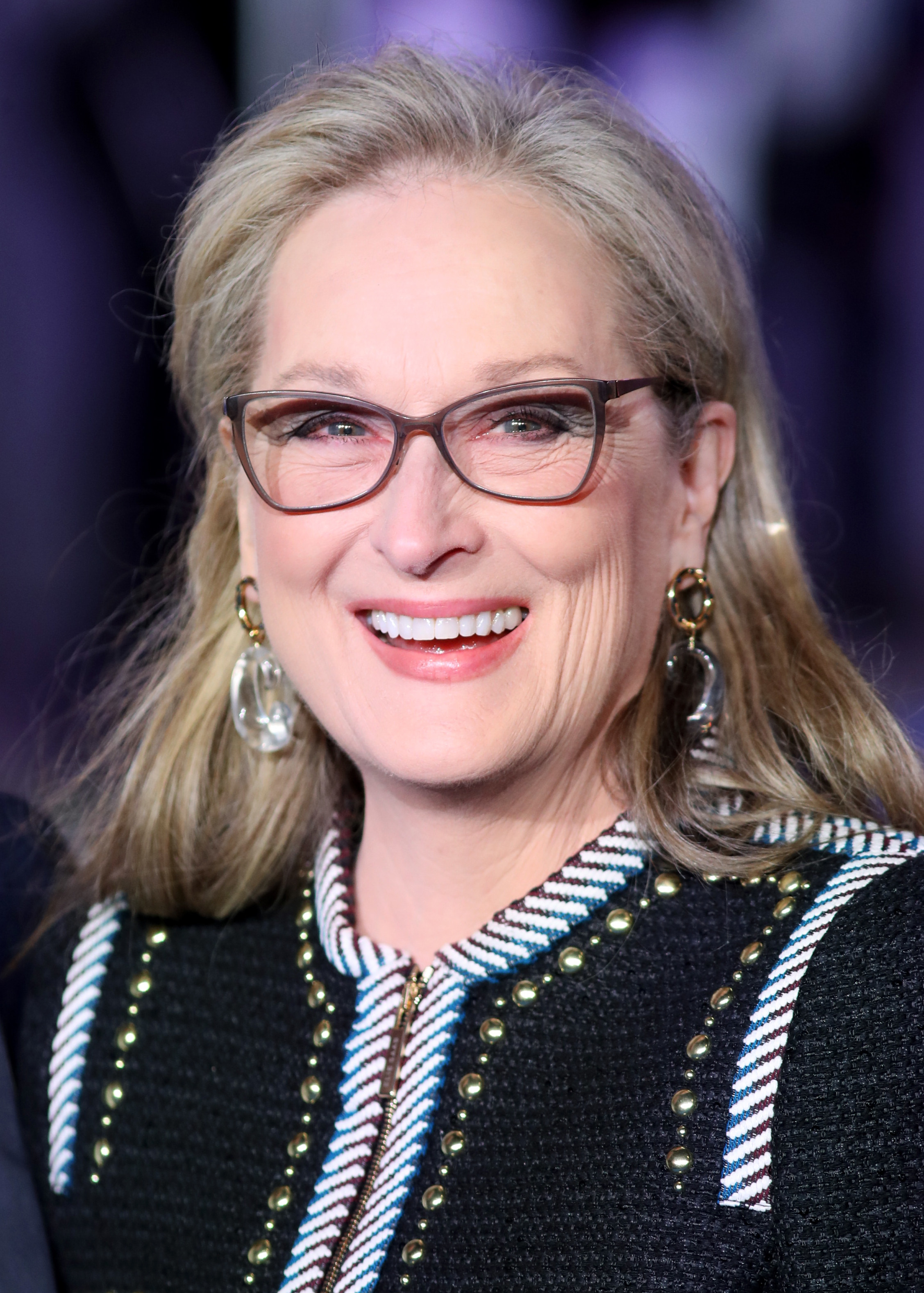 Meryl Streep laughs