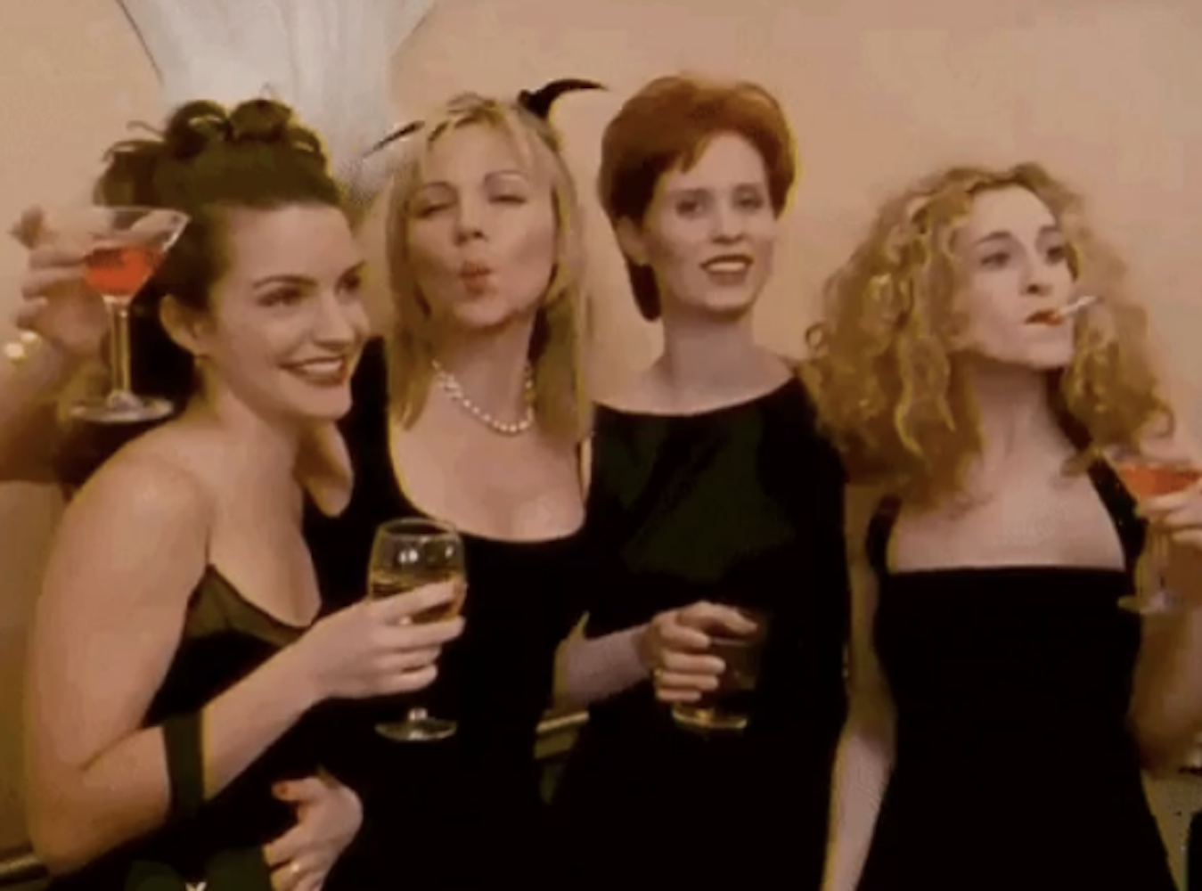 Miranda, Charlotte, Samantha, and Carrie in &quot;Sex and the City&quot;
