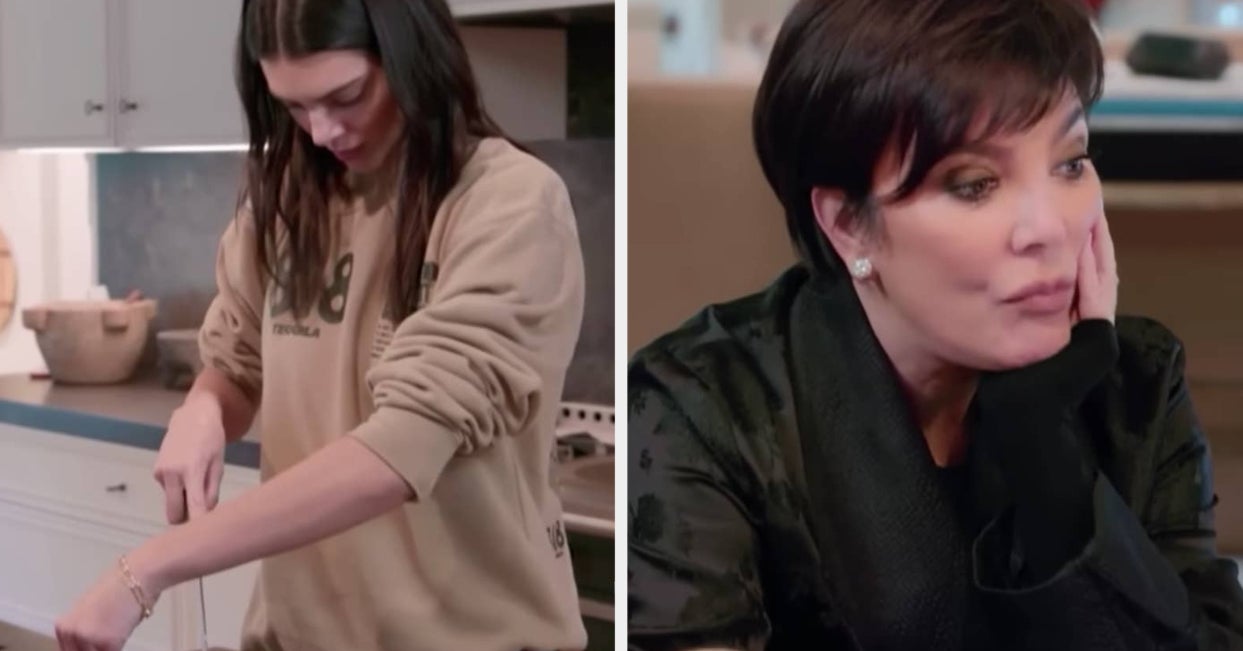 Kendall Jenner reaguje na wirusowe wideo, w którym walczy o cięcie ogórka