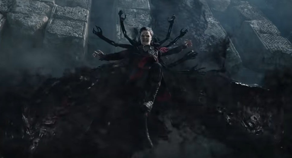 Zombie Strange floating with the Souls of the Damned in &quot;Doctor Strange in the Multiverse of Madness&quot;