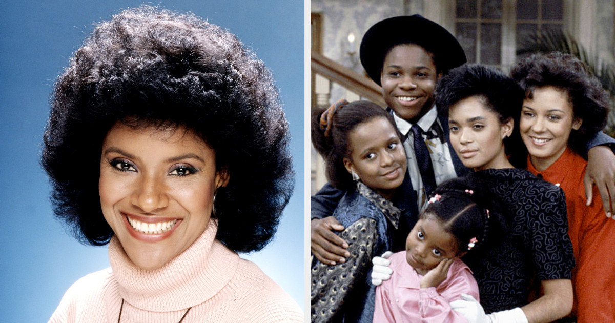 side by side of Phylicia and the show&#x27;s kids