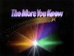 GIF of The more you know from NBC