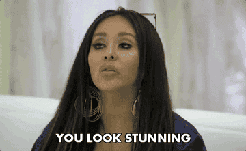 Snooki saying &quot;You look stunning&quot;