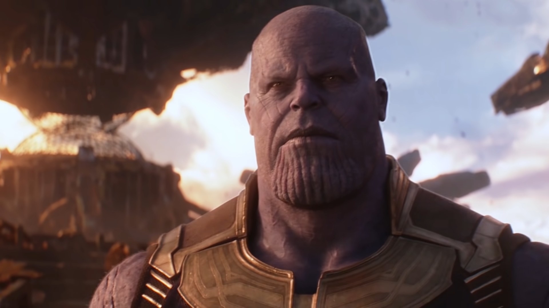 Thanos arriving on Titan in &quot;Avengers: Infinity War&quot;