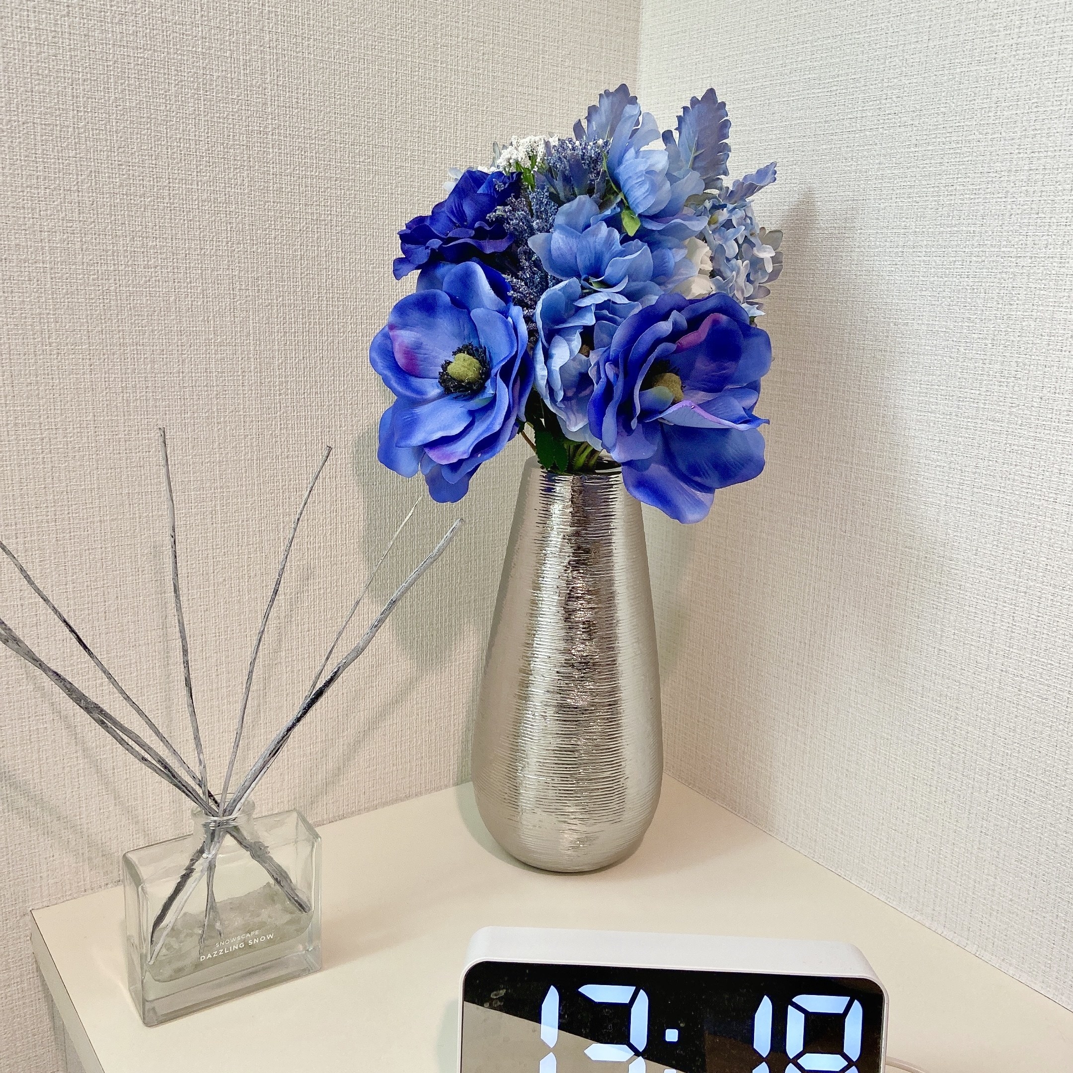 Francfranc（フランフラン）のオススメの造花「ブーケ アネモネミックス ブルー」