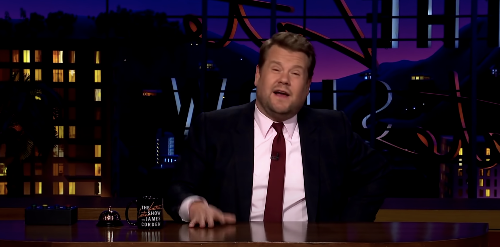 James Corden on his show