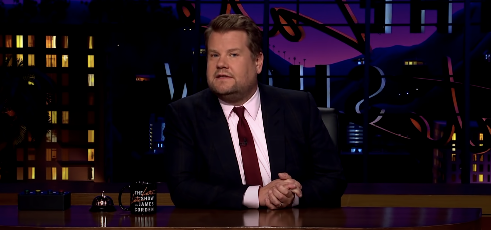 James Corden on his show