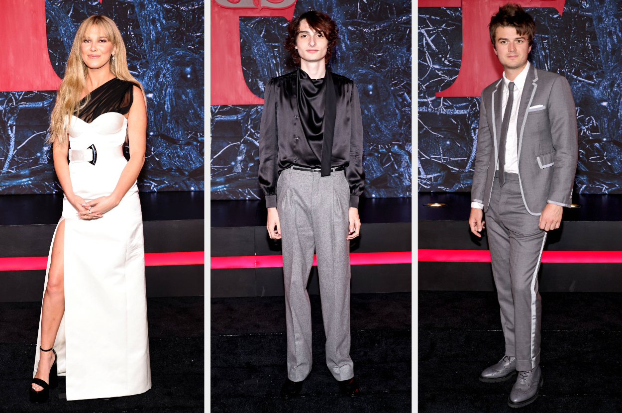 Stranger Things' Cast Arrive Suited And Booted For Season 4 Premiere