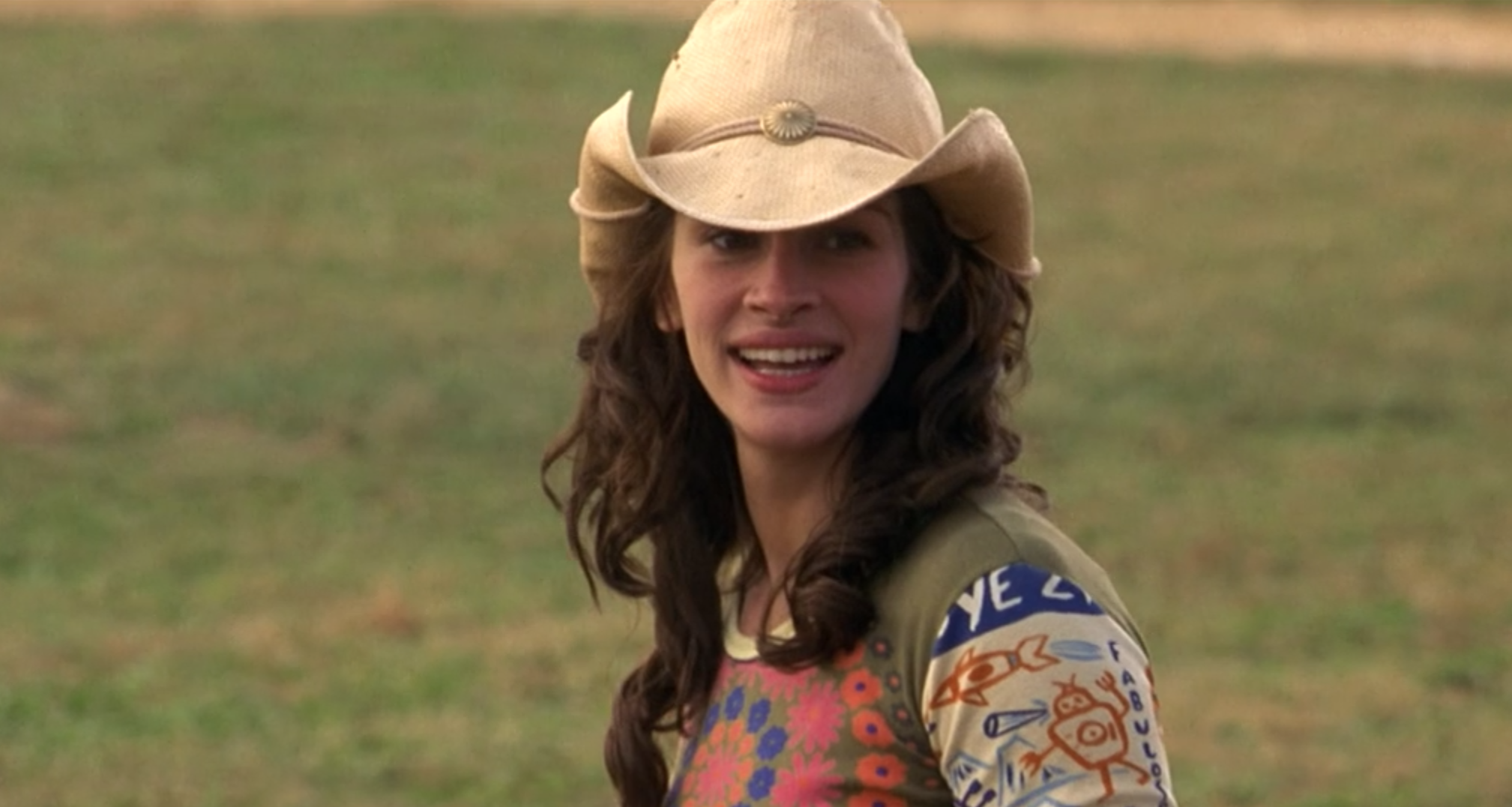 Julia Roberts as the runaway bride in a cowboy hat