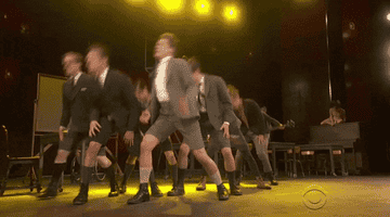 The cast of &quot;Spring Awakening&quot; performing at the Tony Awards