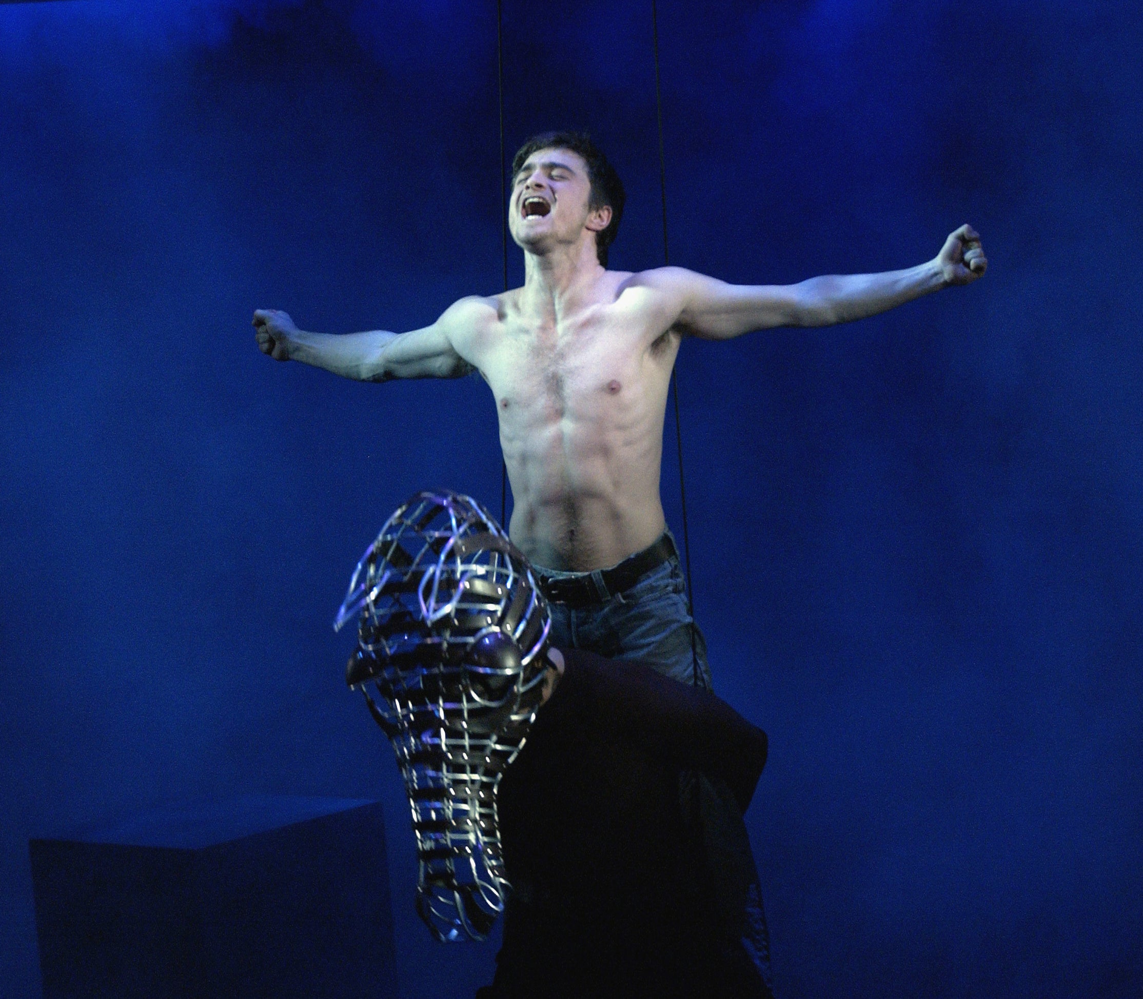 Daniel Radcliffe performing shirtless in &quot;Equus&quot;