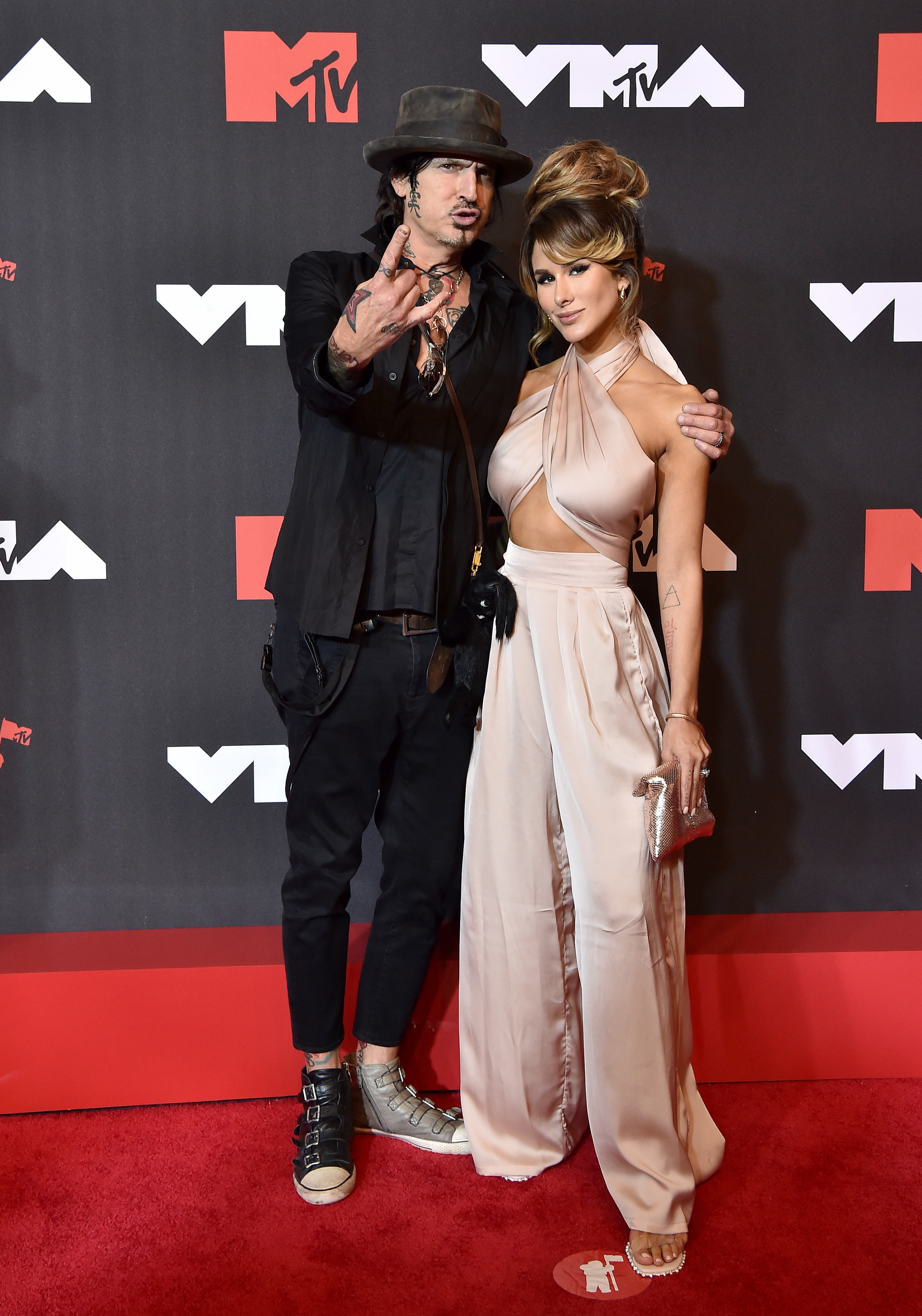 Brittany Furlan and Tommy Lee on the red carpet