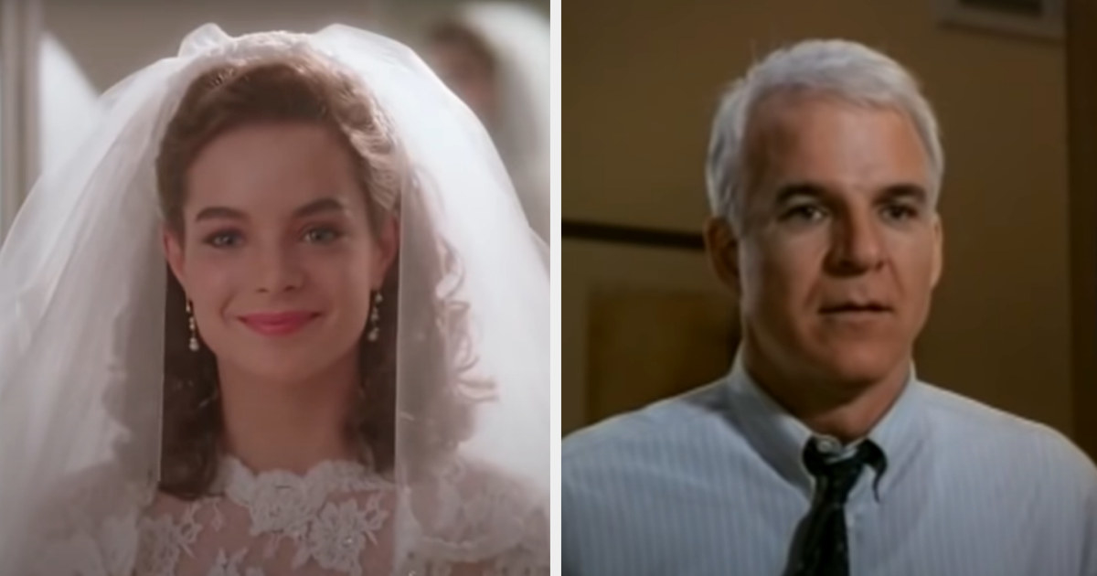 Annie tries on her wedding dress in &quot;Father of the Bride,&quot; and George stands by Nina in the hospital in &quot;Father of the Bride Part II&quot;