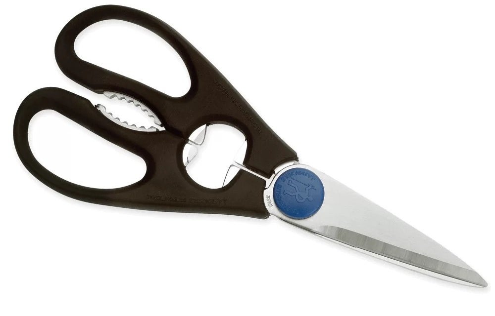 a pair of kitchen scissors