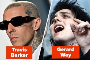 Travis Barker and Gerard Way
