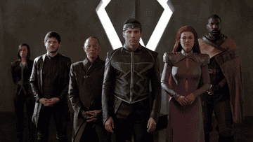 The Inhumans gather together