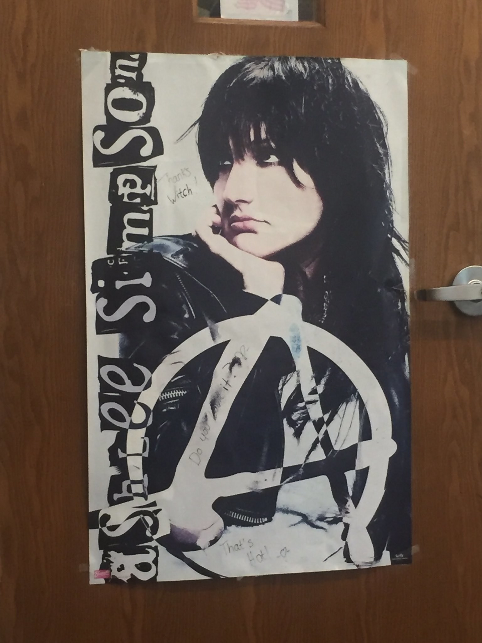 A poster of Ashlee Simpson