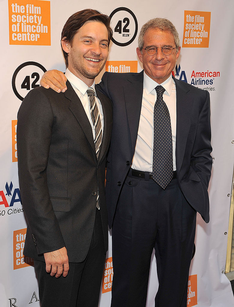 Maguire and Ron Meyer at an event
