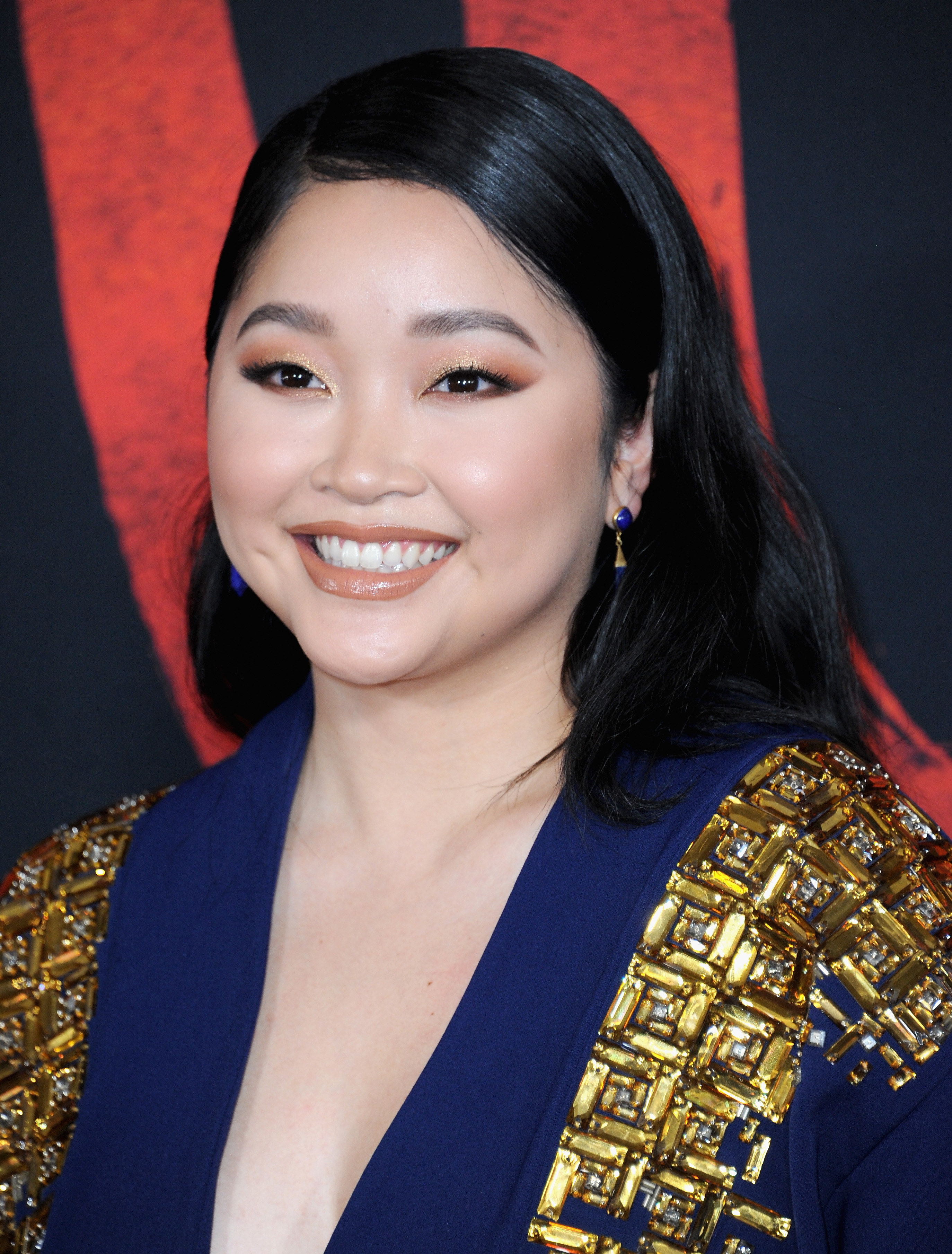Lana Condor on the red carpet