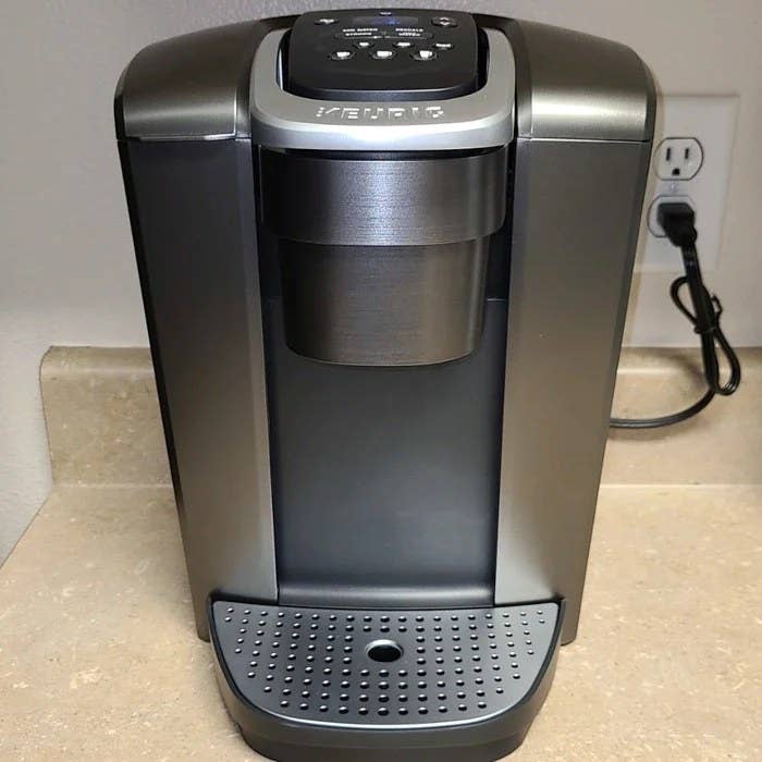 A photo of the coffee maker in a reviewer&#x27;s home