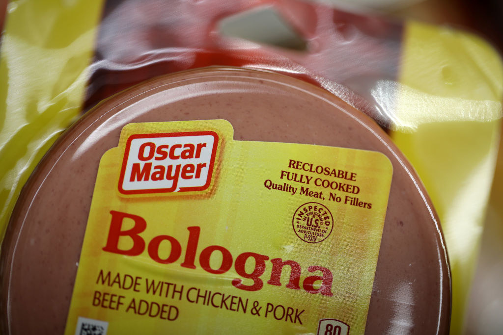 a closeup of Oscar Mayer bologna