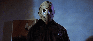 GIF jason vorhees standing