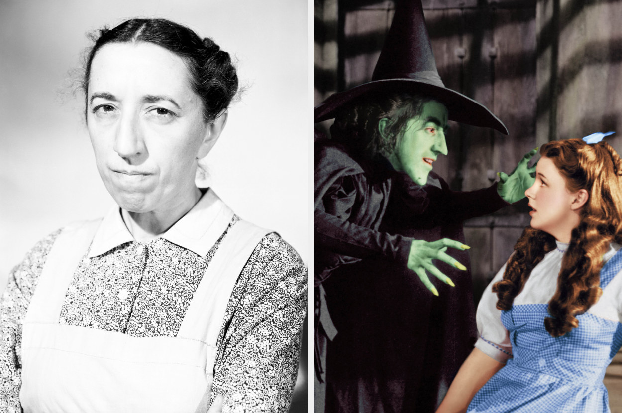 Margaret Hamilton en El mago de Oz