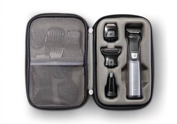 An image of a beard and body trimmer set with 25 pieces included