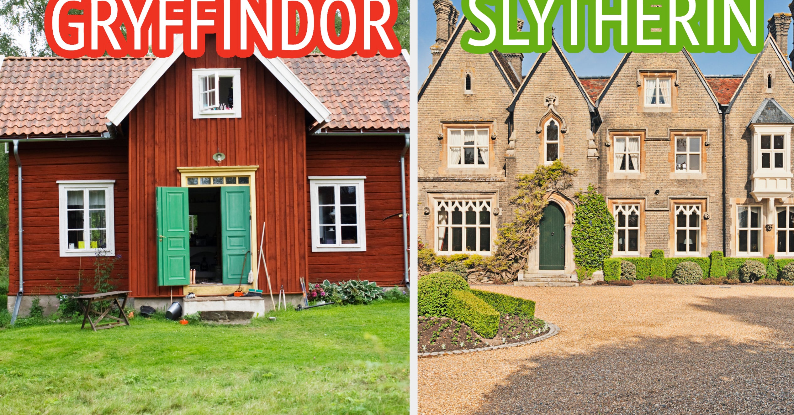 Build Your Dream Home To Be Sorted Into A Hogwarts House