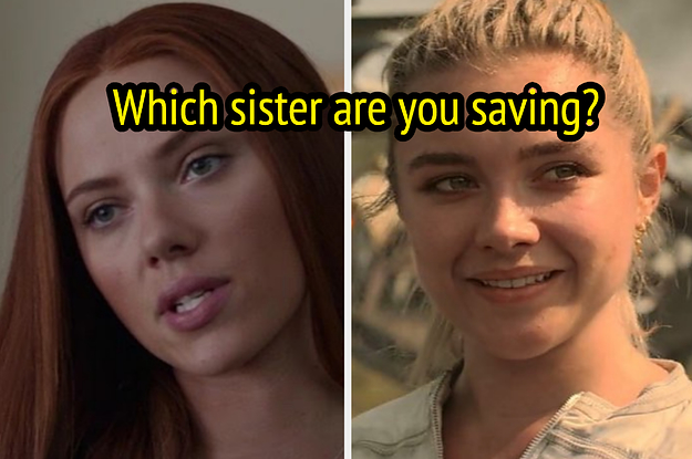 A close up of Natasha Romanoff and Yelena Belova