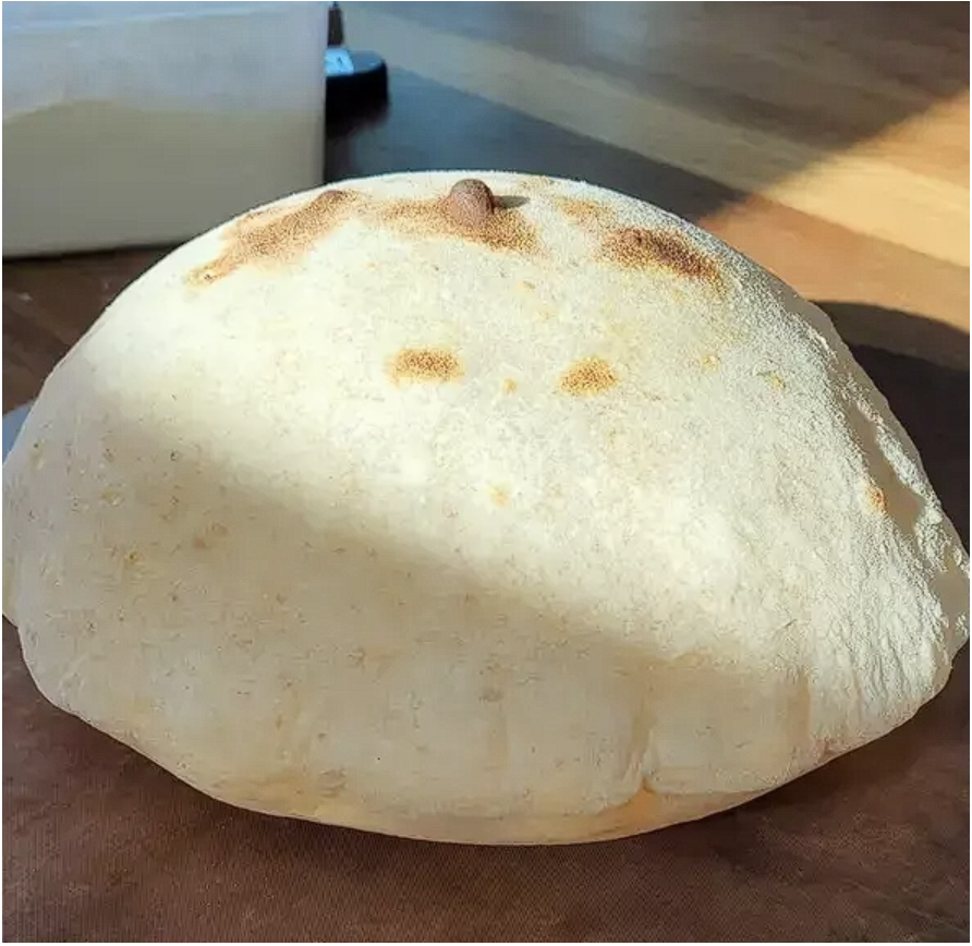 pizza dough in a dome