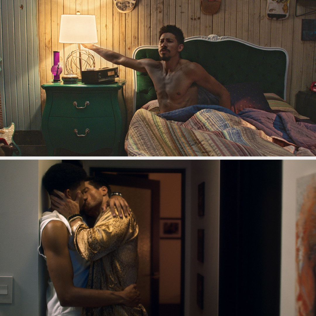 Keiynan Lonsdale and Samer Salem in &quot;My Fake Boyfriend.&quot;