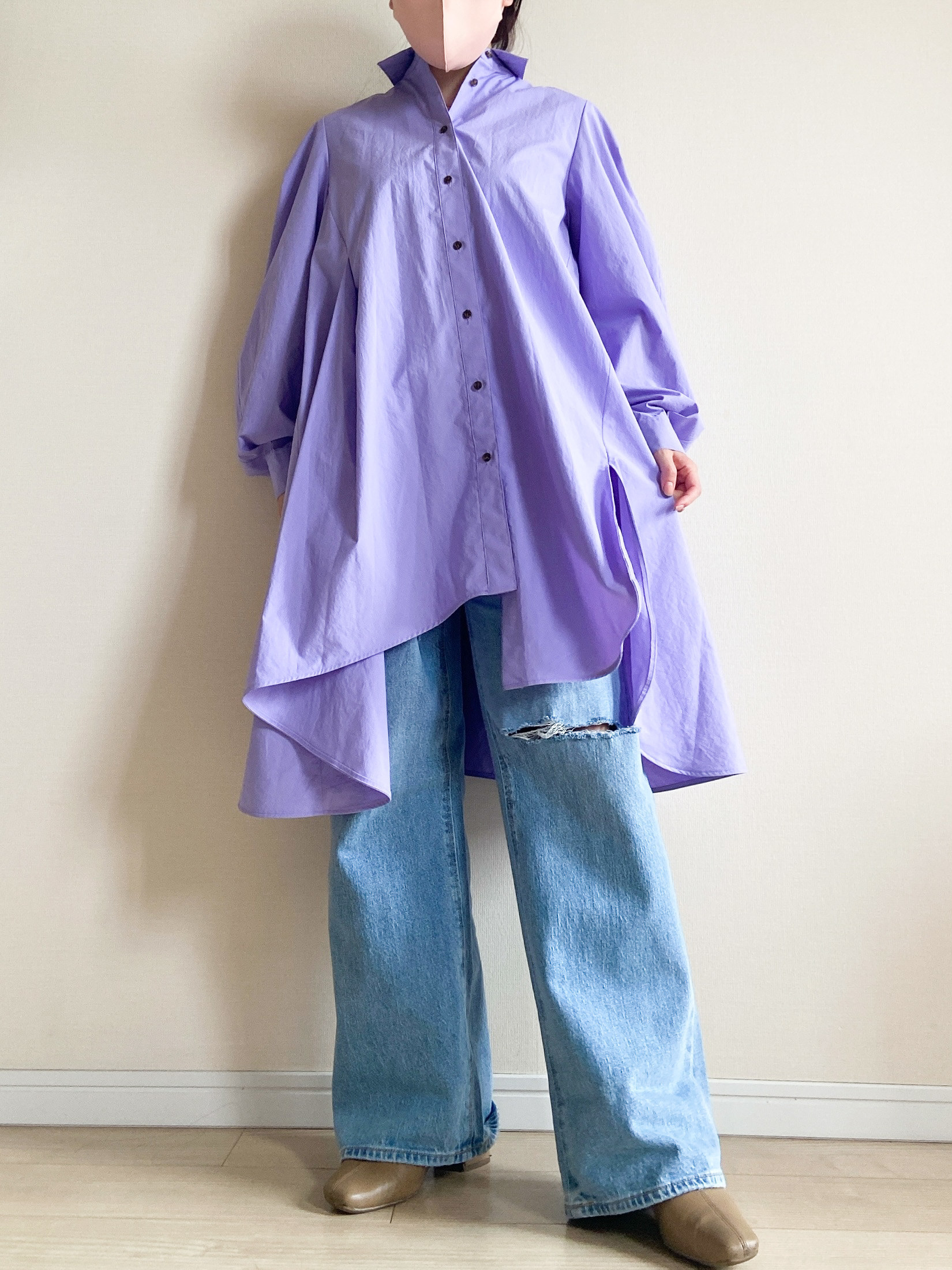 やっと理想のシルエットに出会えた…！GUの「2490円デニム」体型カバー