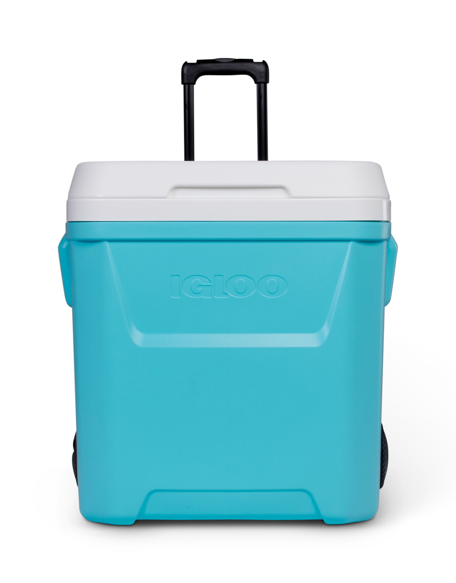 An image of a 60-quart rolling ice chest cooler