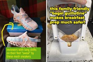 mesh sneakers and bagel guillotine 