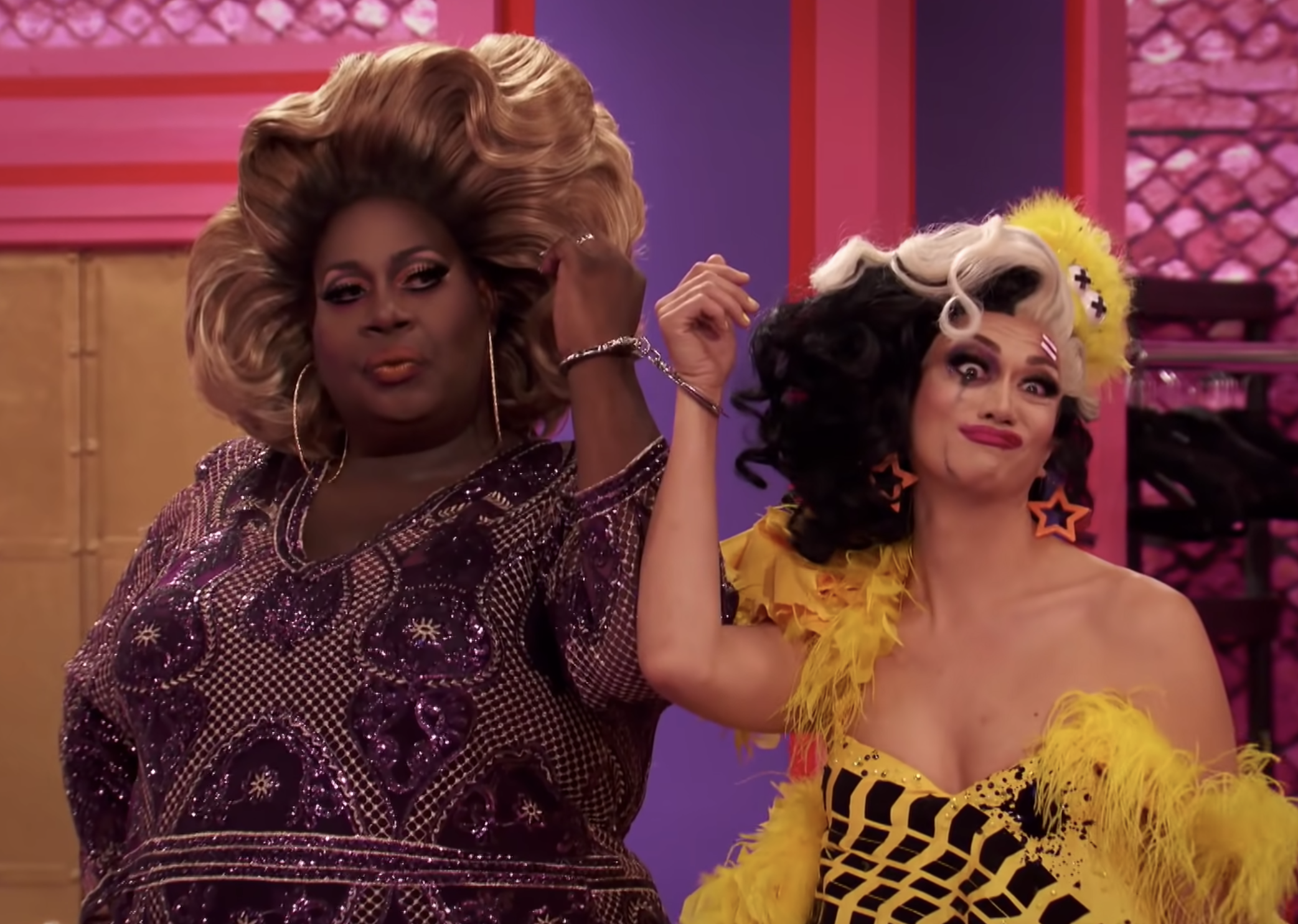 Latrice Royale and Manila Luzon handcuffed together