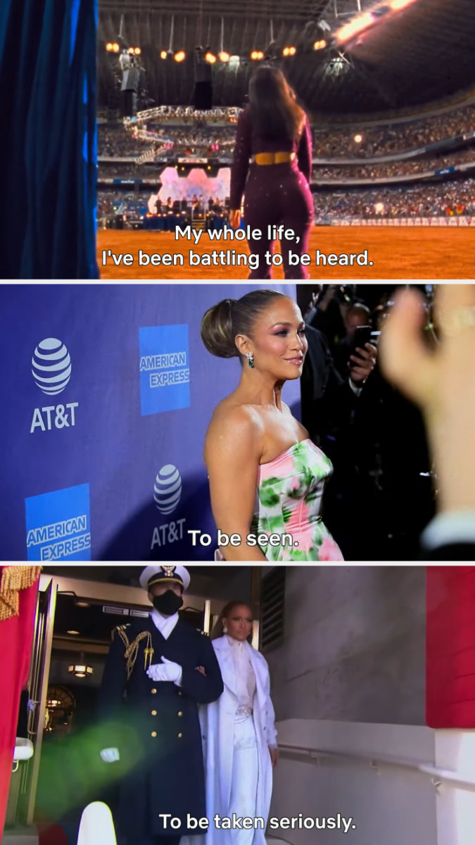 Jennifer saying that for her whole life, she&#x27;s been fighting to be taken seriously