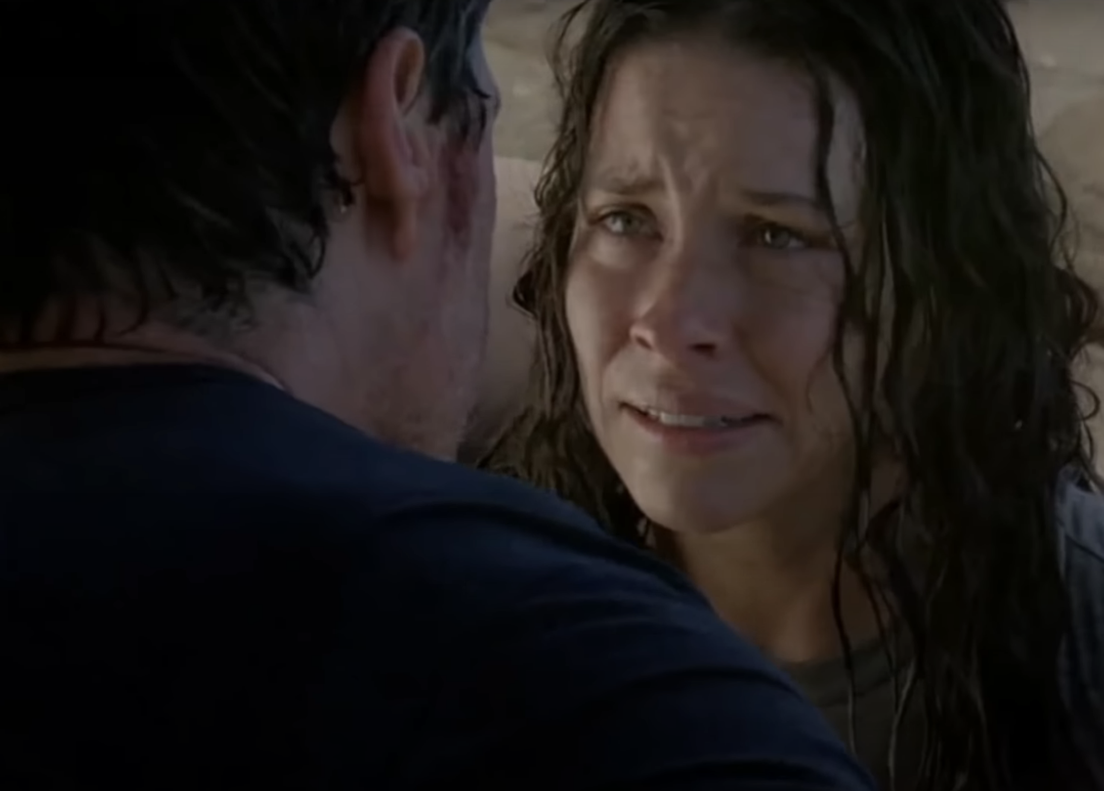 Kate crying in &quot;Lost.&quot;