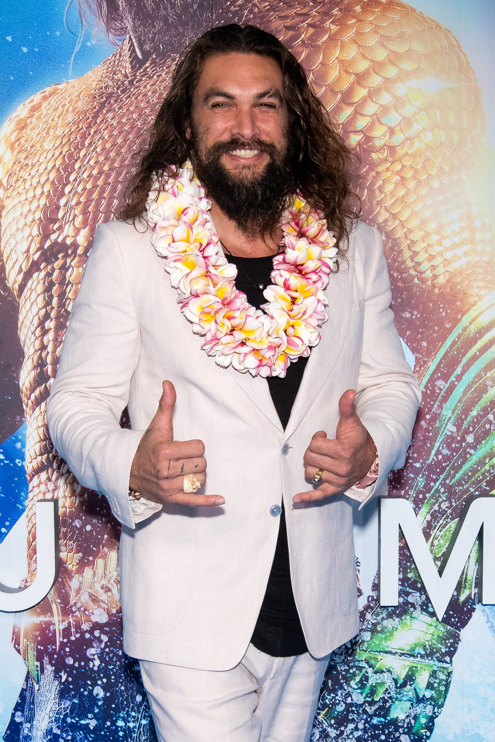 Jason Momoa walks the blue carpet at the Sydney fan event of the motion picture &#x27;Aquaman&#x27; on December 19, 2018