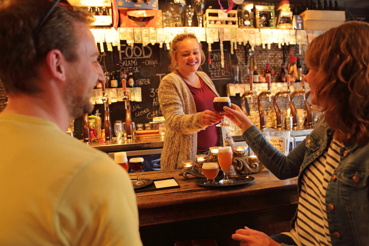 People at a bar